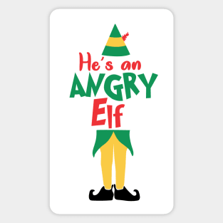 He's an angry Elf Sticker